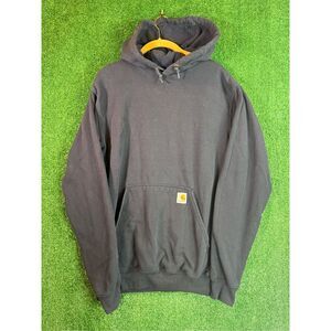 Size S Relaxed Fit‎ Carhartt Navy Blue Hoodie Work